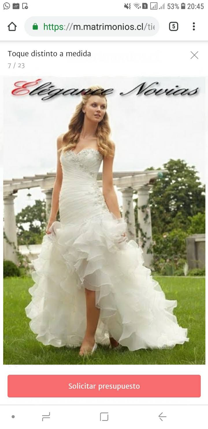 Vestido de novia con vuelos cheap